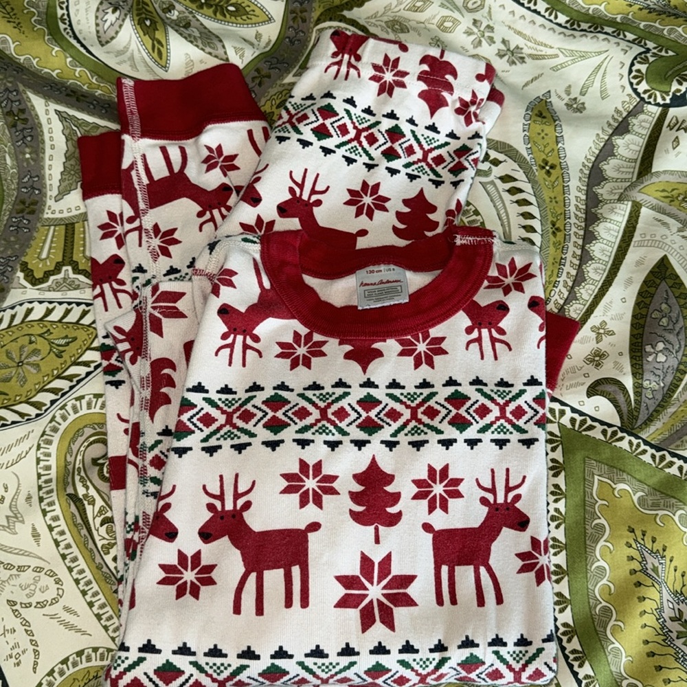 Hanna Andersson long sleeve winter pajamas
